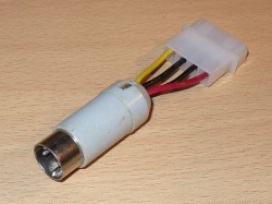 Molex-DIN5 adapter for Didaktik Gama